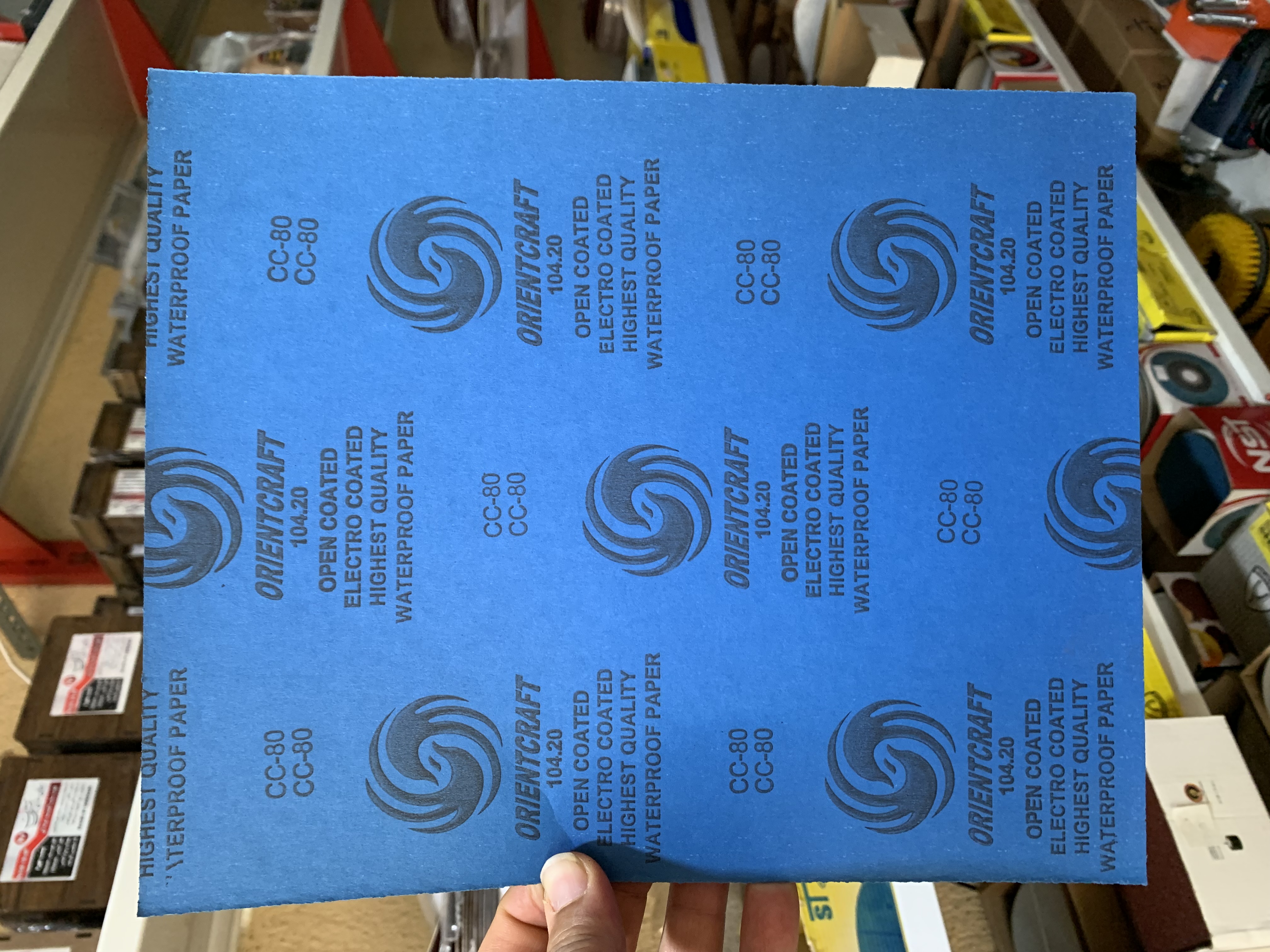 سنباده ورقی گرید 80 Orientcraft