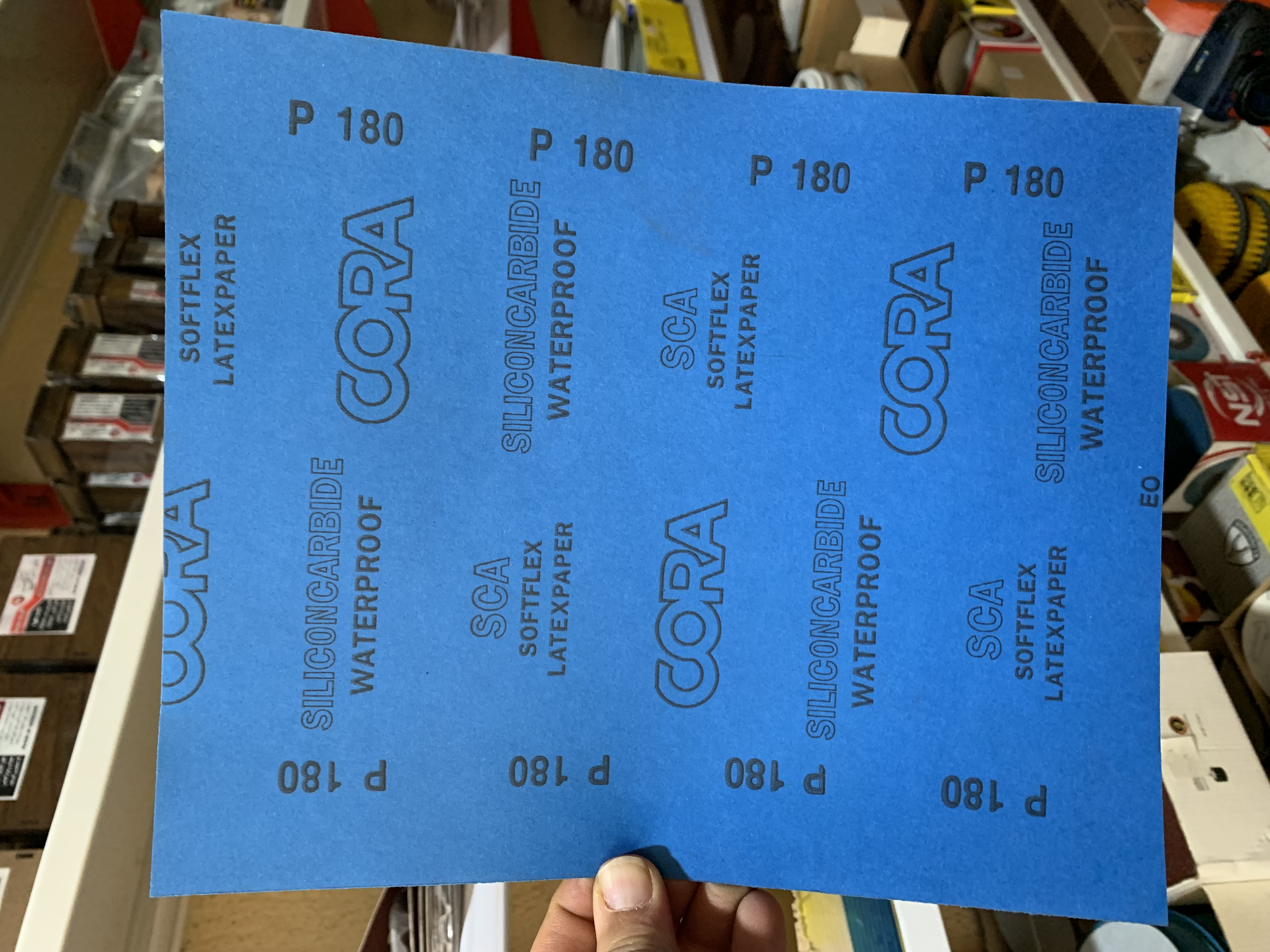 سنباده ورقی گرید 180 Cora