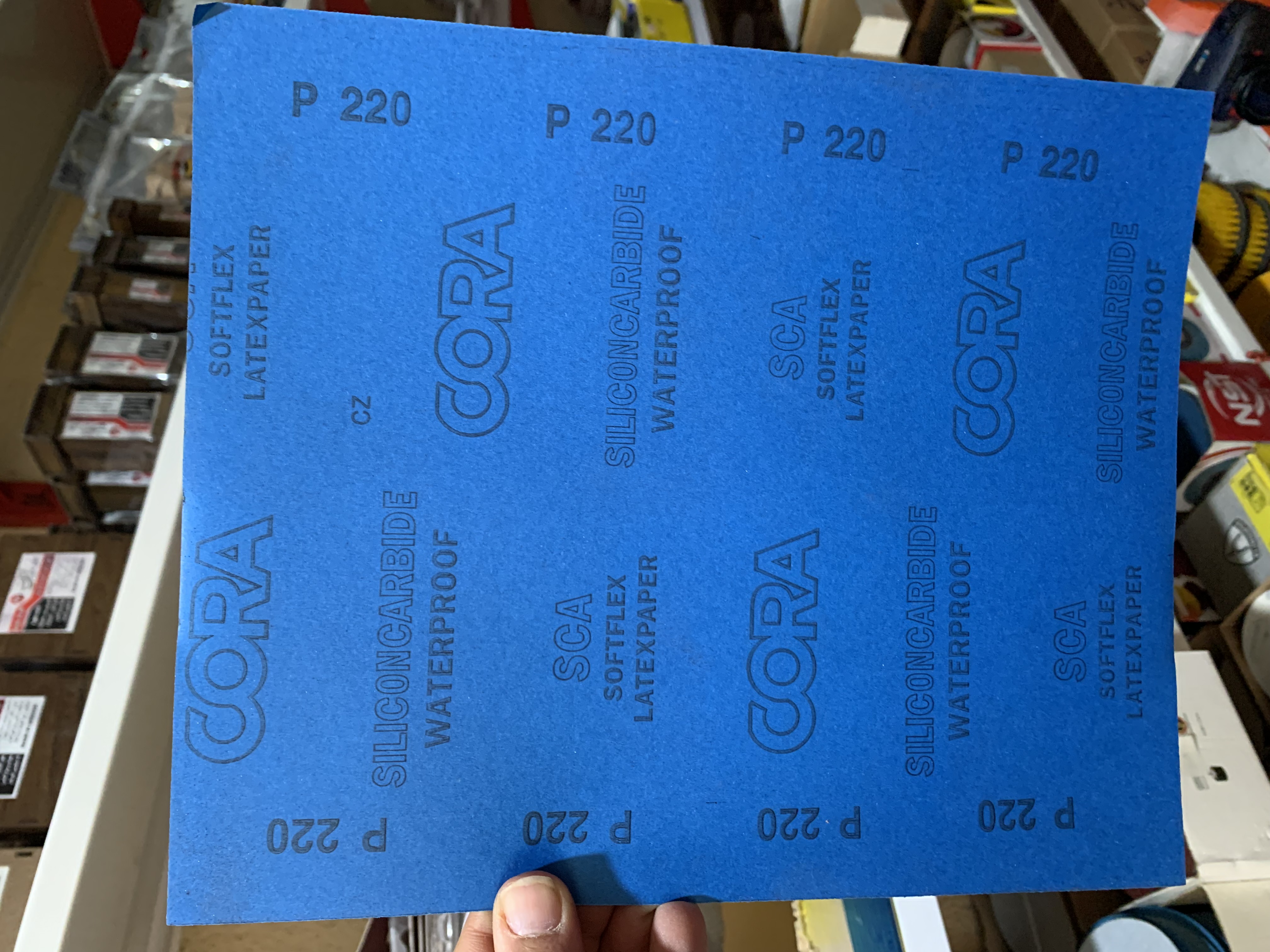 سنباده ورقی گرید 220 Cora