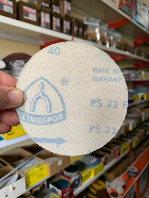 سنباده پشت کرکی 115 میلی متر گرید 40 Klingspor آلمان