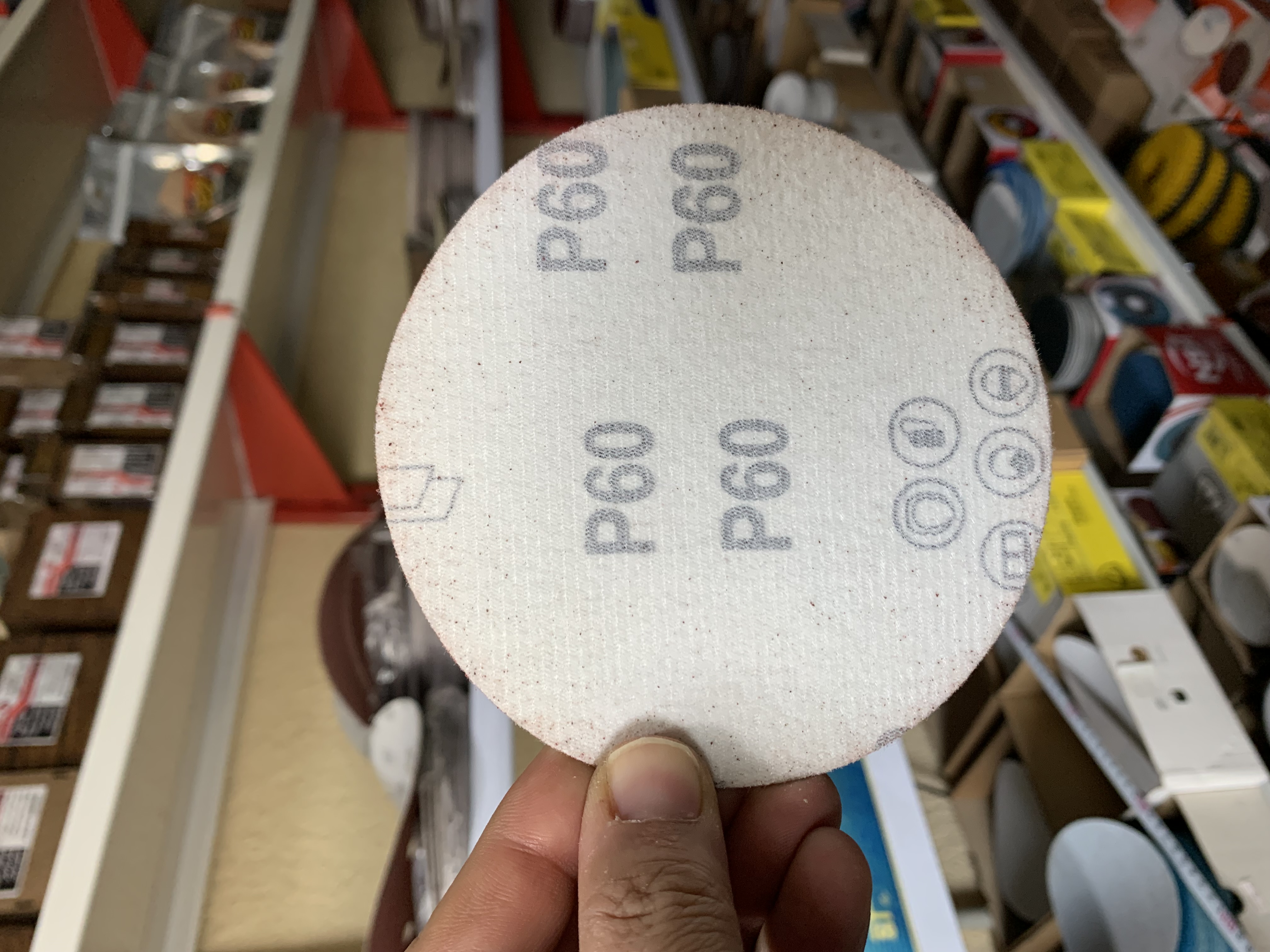سنباده پشت کرکی 115 میلی متر گرید 60