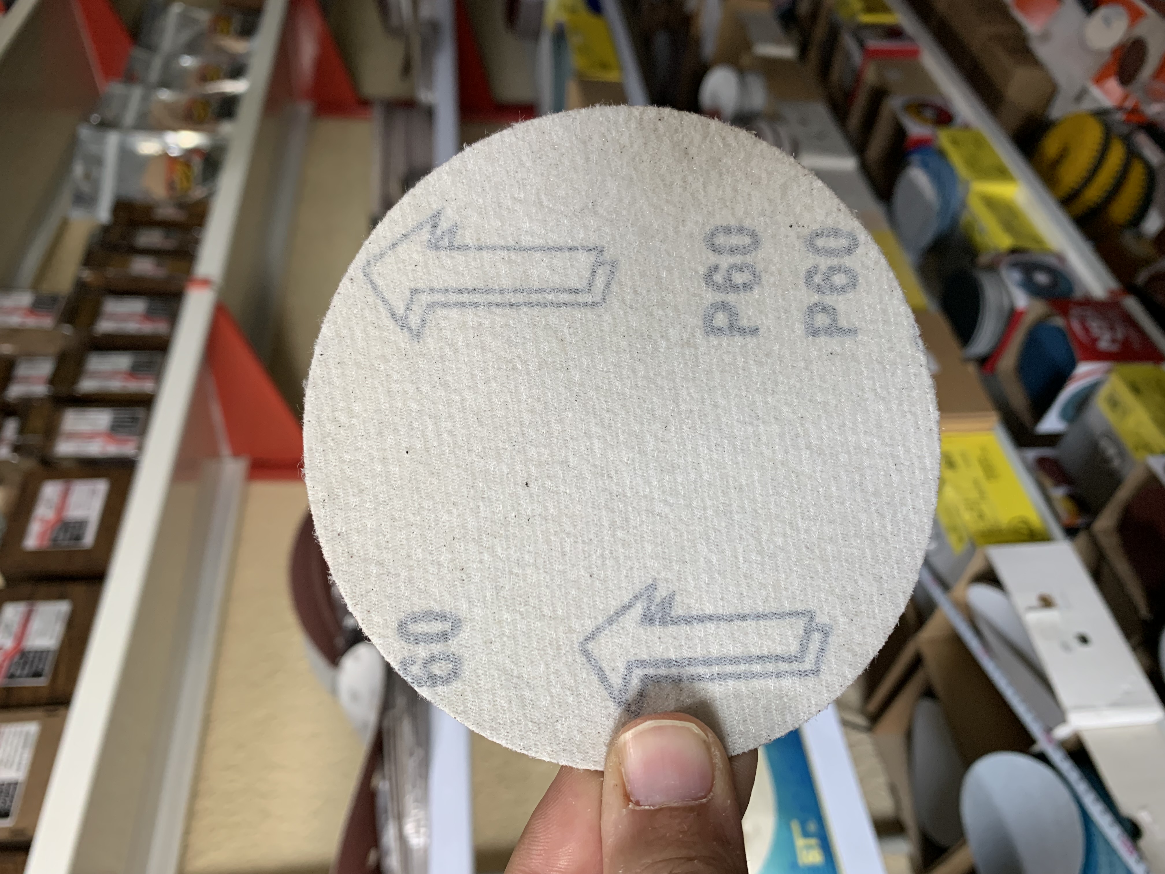 سنباده پشت کرکی 115 میلی متر گرید 60 Gando