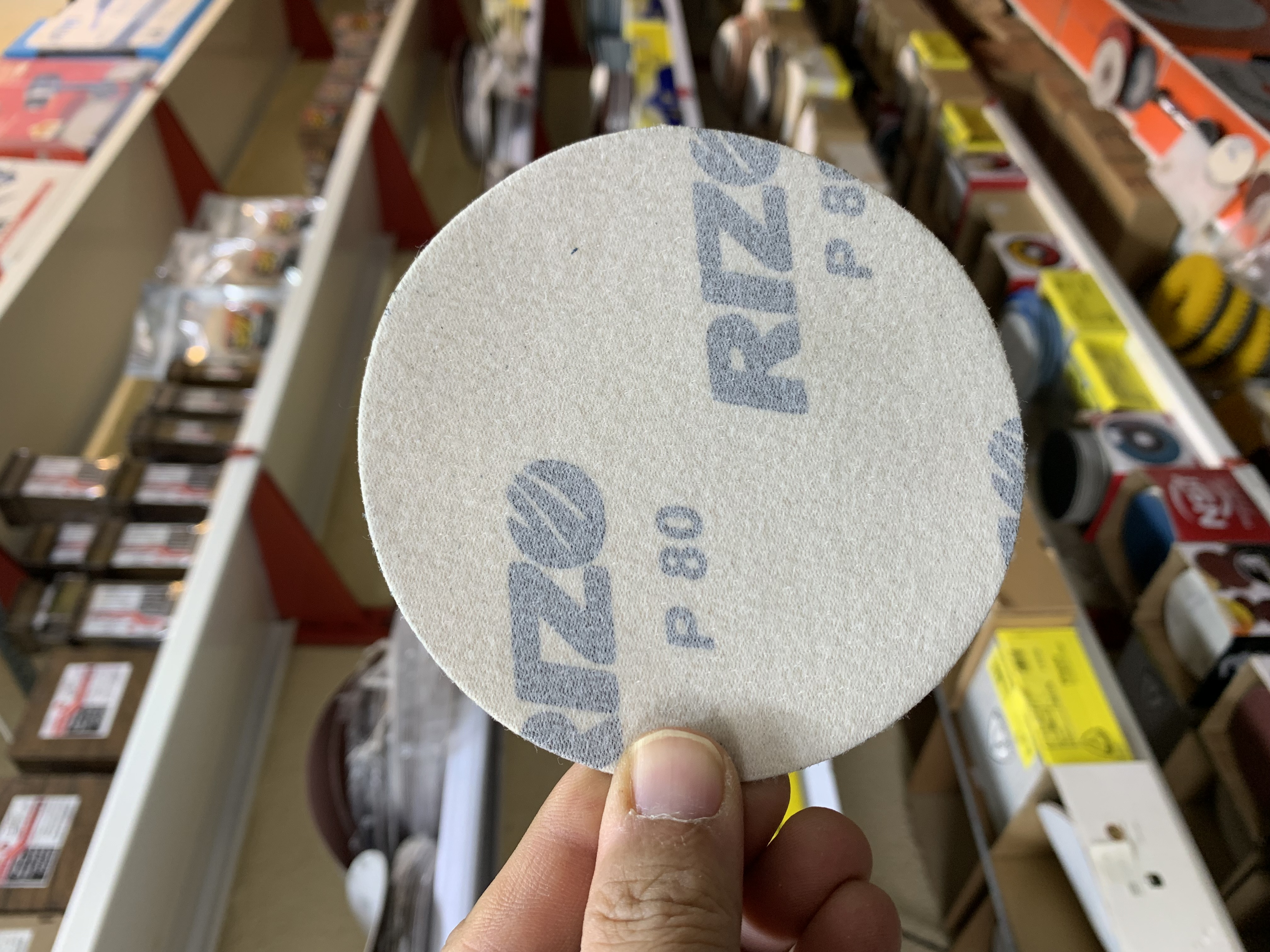 سنباده پشت کرکی 115 میلی متر گرید 80 RIZO