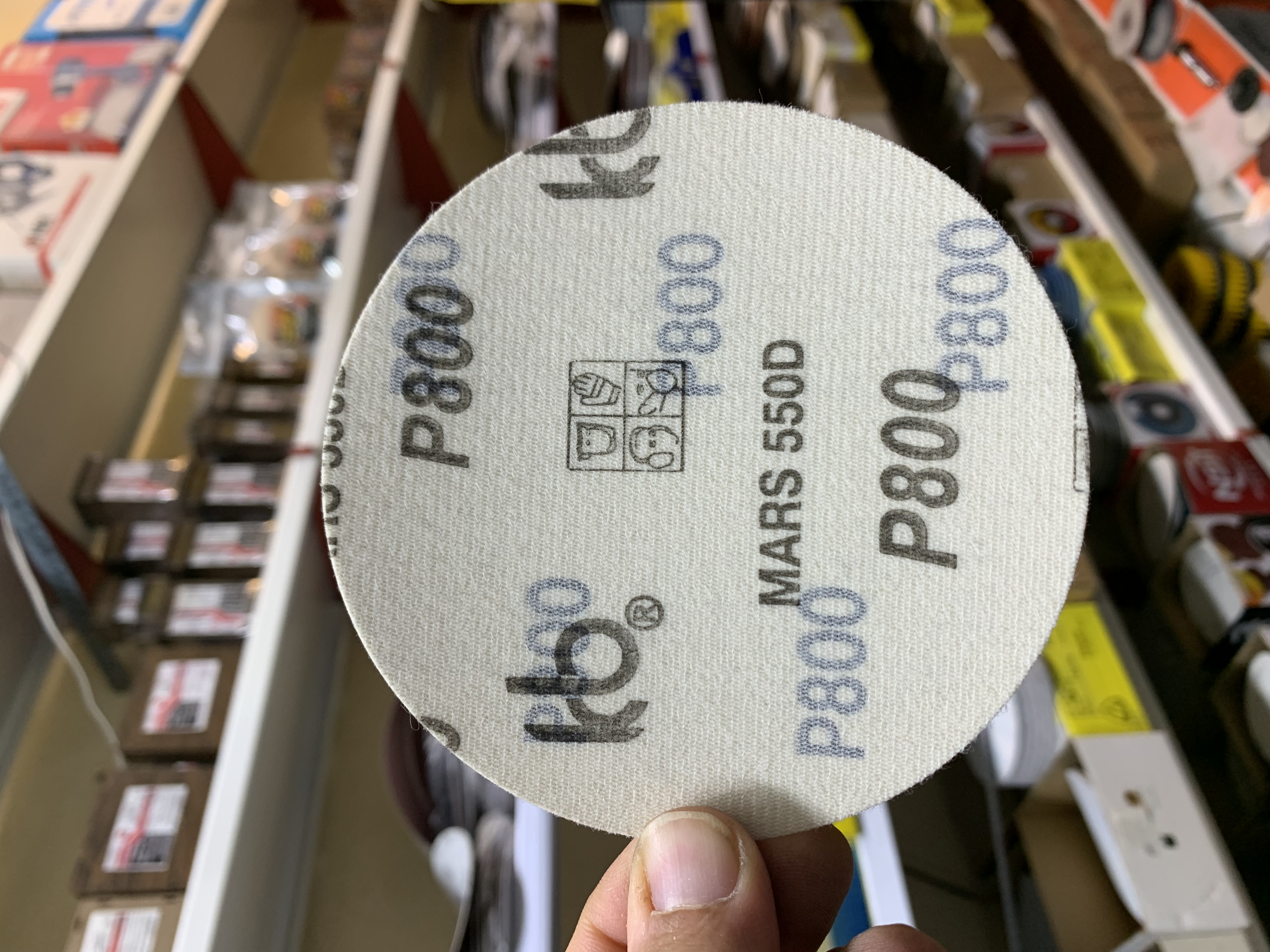 سنباده پشت کرکی 115 میلی متر گرید 800 KB ترکیه