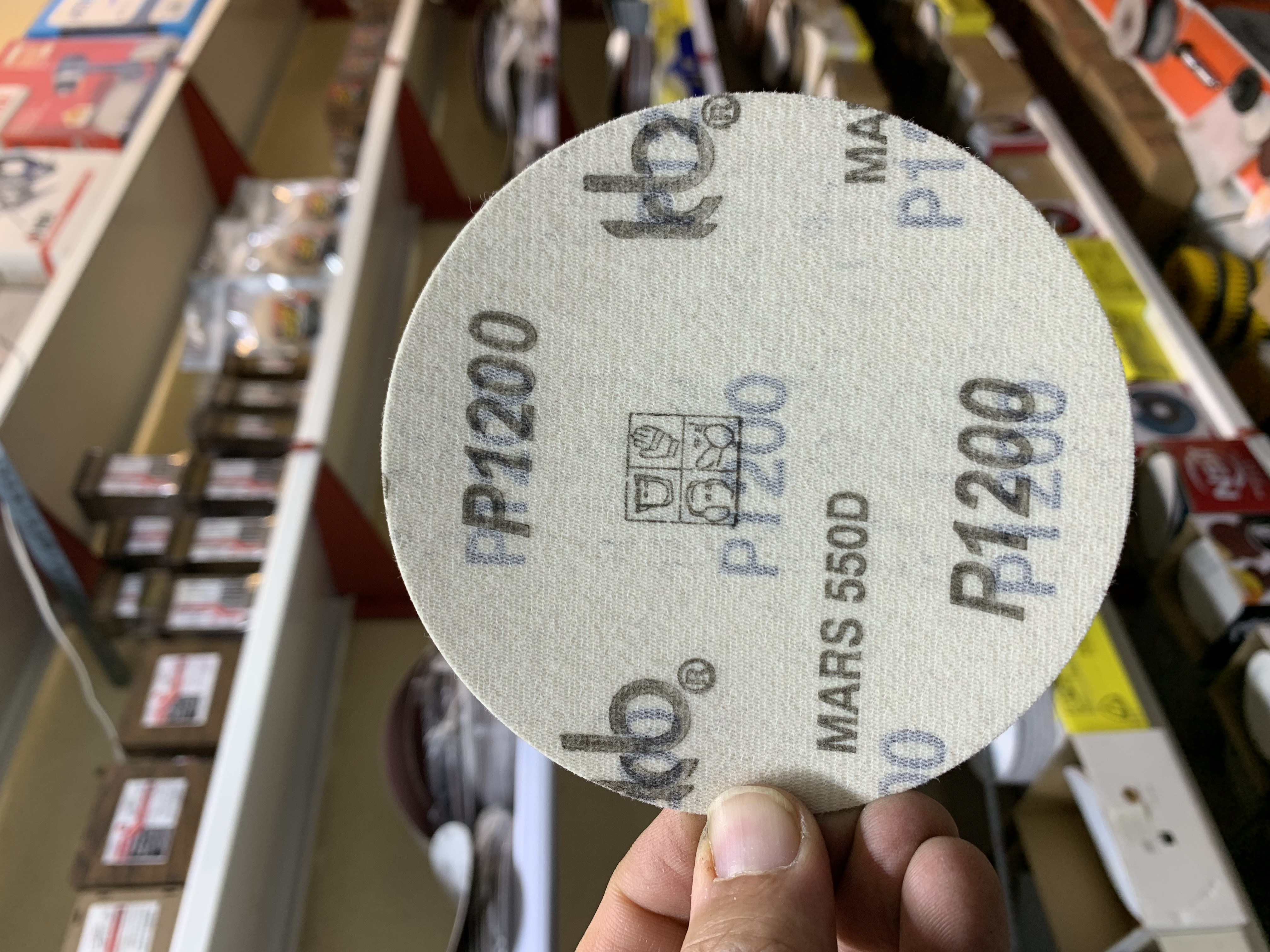 سنباده پشت کرکی 115 میلی متر گرید 1200 KB ترکیه