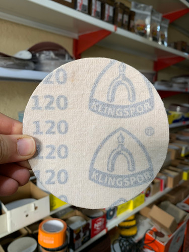 سنباده پشت کرکی 125 میلی متر گرید 120 KLINGSPOR آلمان