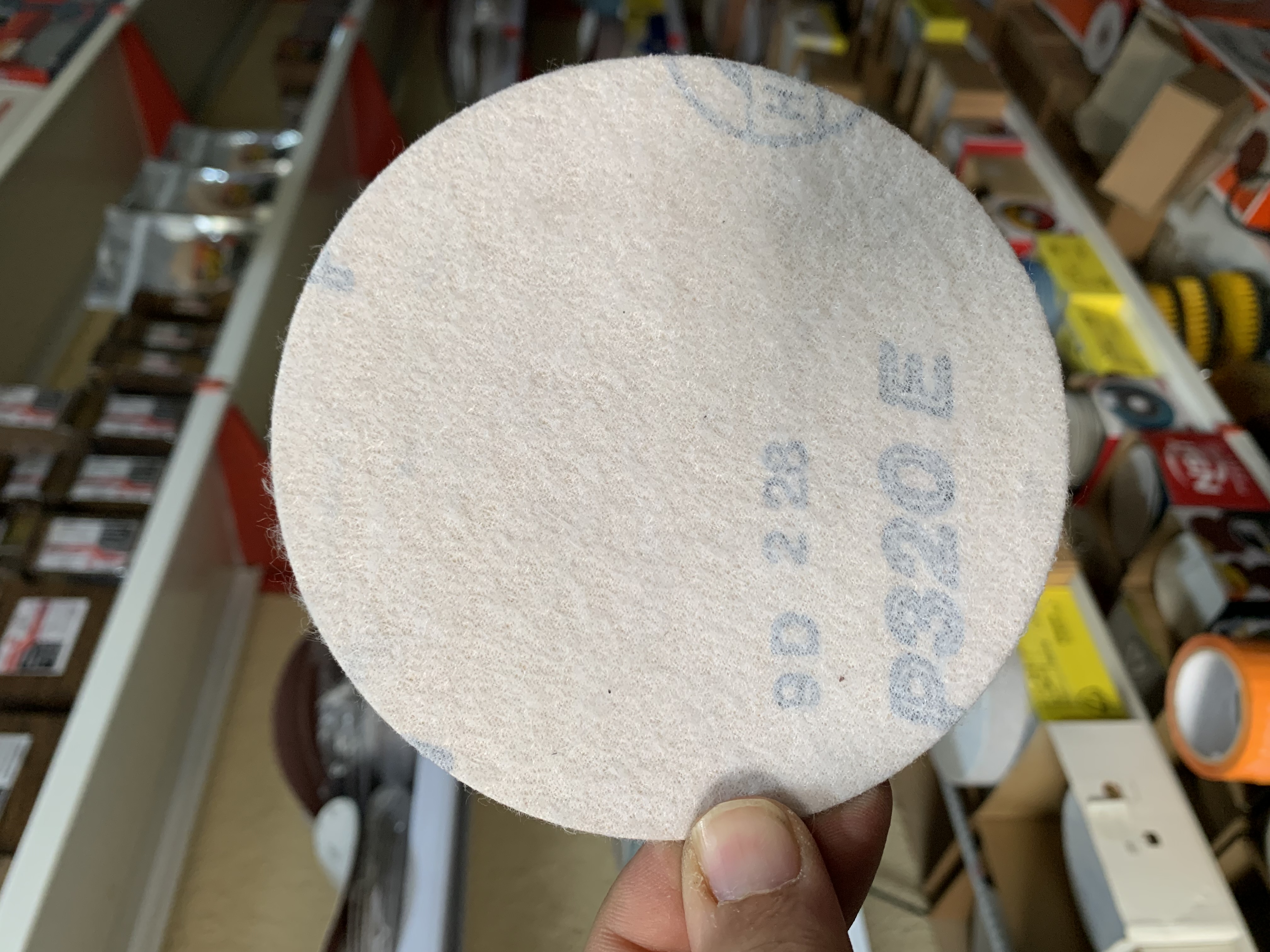 سنباده پشت کرکی 125 میلی متر گرید 320 HERMES آلمان