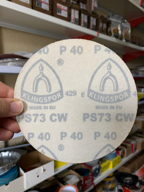 سنباده پشت کرکی 150 میلی متر گرید 40 KlingSpor