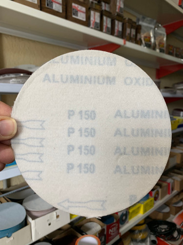 سنباده پشت کرکی 150 میلی متر گرید 150 CARBORUNDUM