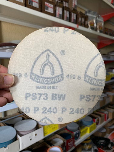 سنباده پشت کرکی 150 میلی متر گرید 240 KlingSpor