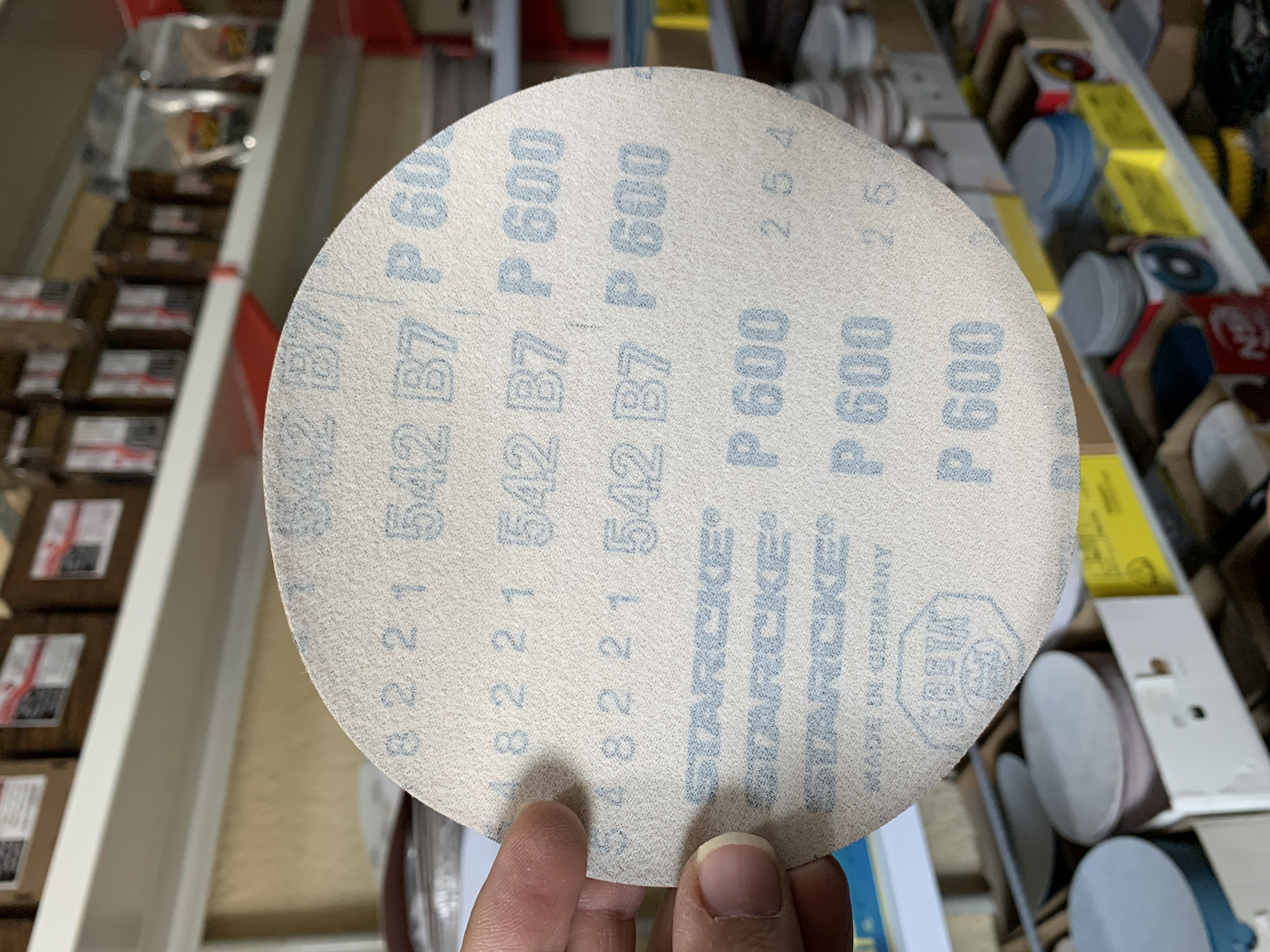 سنباده پشت کرکی 150 میلی متر گرید 600 STARCKE