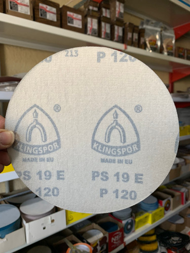 سنباده پشت کرکی 180 میلی متر گرید 120 KLINGSPOR مشکی لهستان