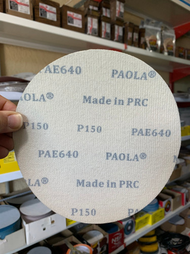سنباده پشت کرکی 180 میلی متر گرید 150 Paola