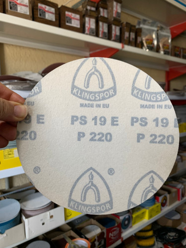 سنباده پشت کرکی 180 میلی متر گرید 220 KLINGSPOR مشکی EU