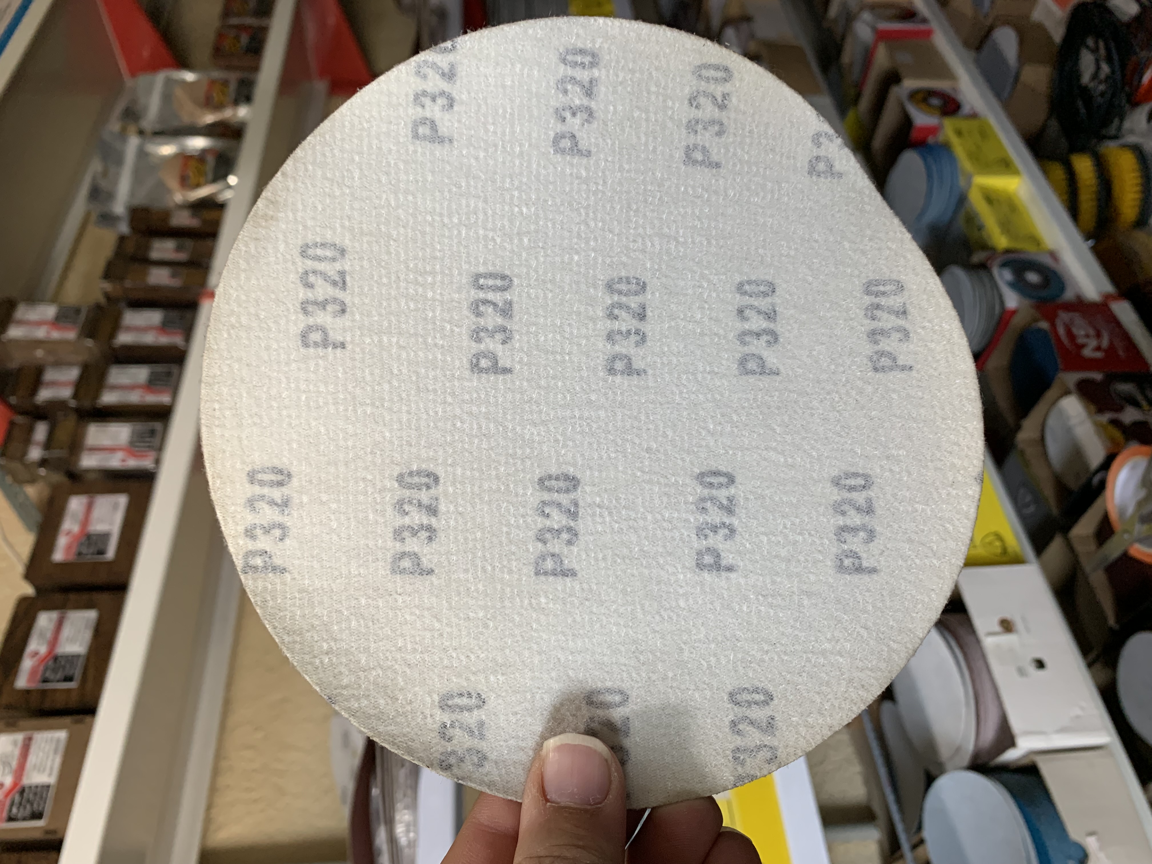 سنباده پشت کرکی 180 میلی متر گرید 320 Eris