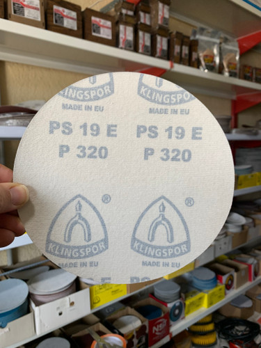 سنباده پشت کرکی 180 میلی متر گرید 320 KLINGSPOR مشکی EU