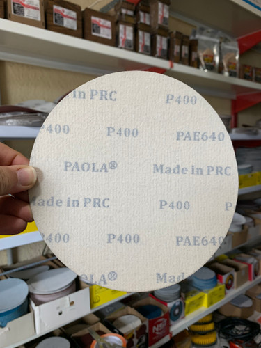 سنباده پشت کرکی 180 میلی متر گرید 400 Paola