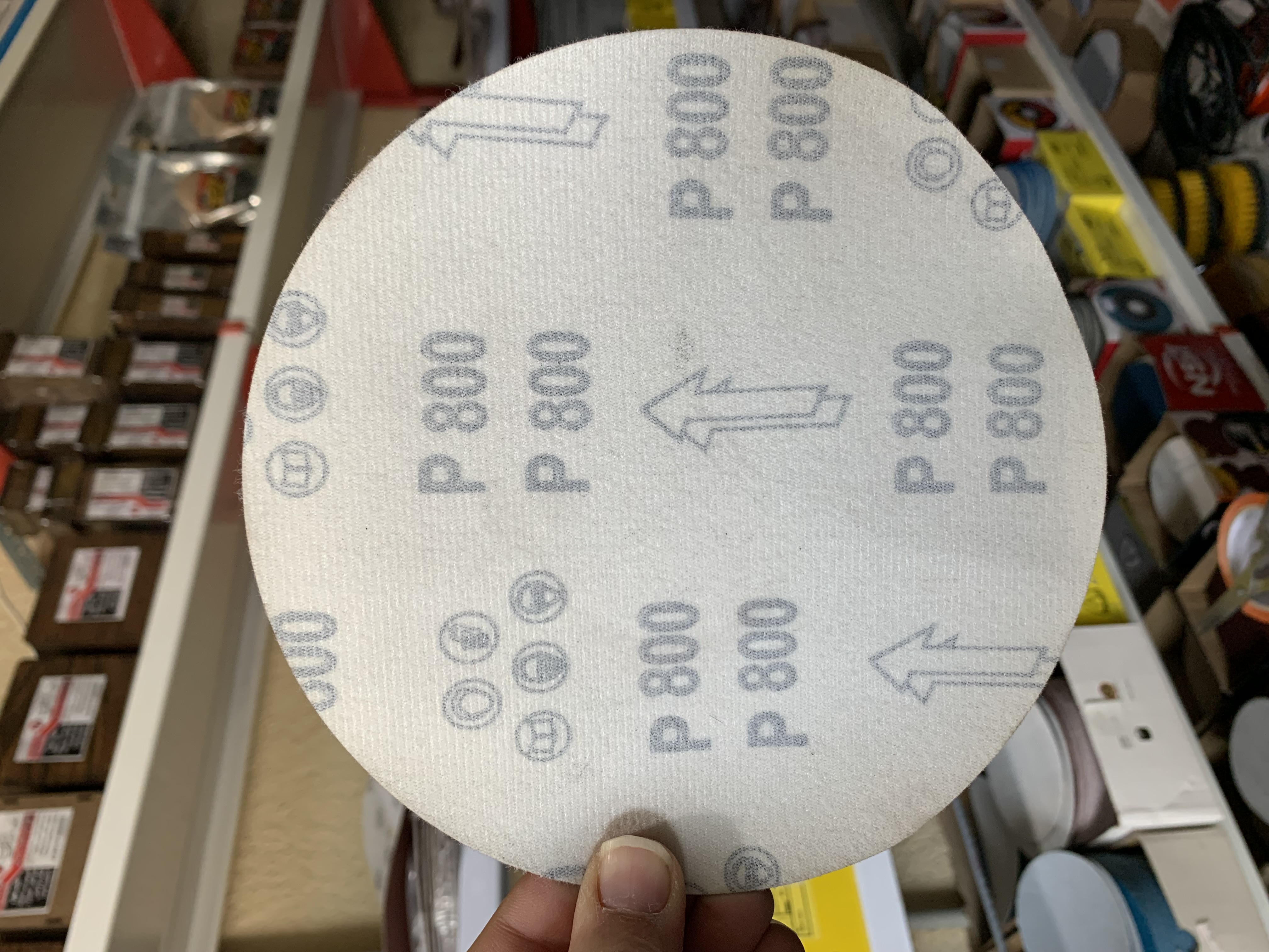 سنباده پشت کرکی 180 میلی متر گرید 800 Eris