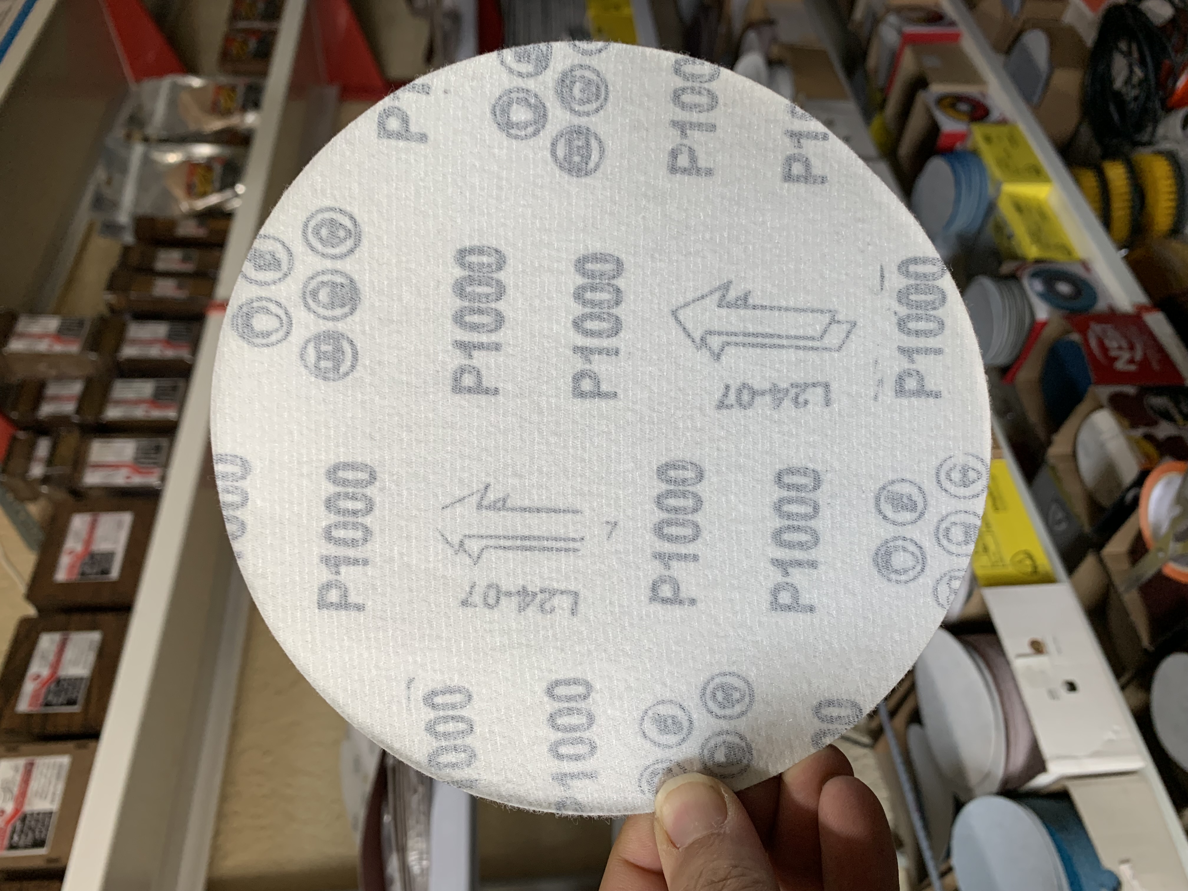 سنباده پشت کرکی 180 میلی متر گرید 1000 GTI