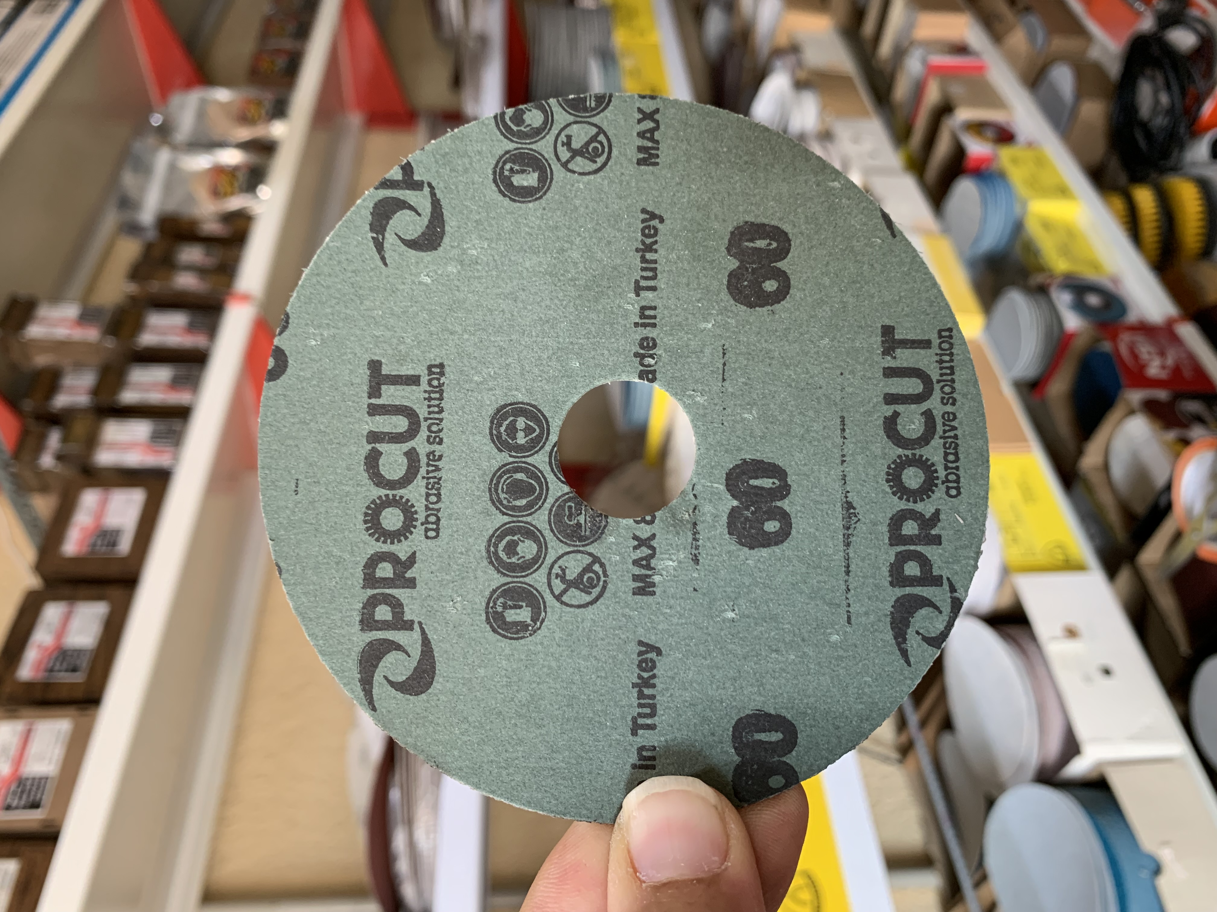 سنباده دیسکی 115 میلی متر گرید 60 Procut