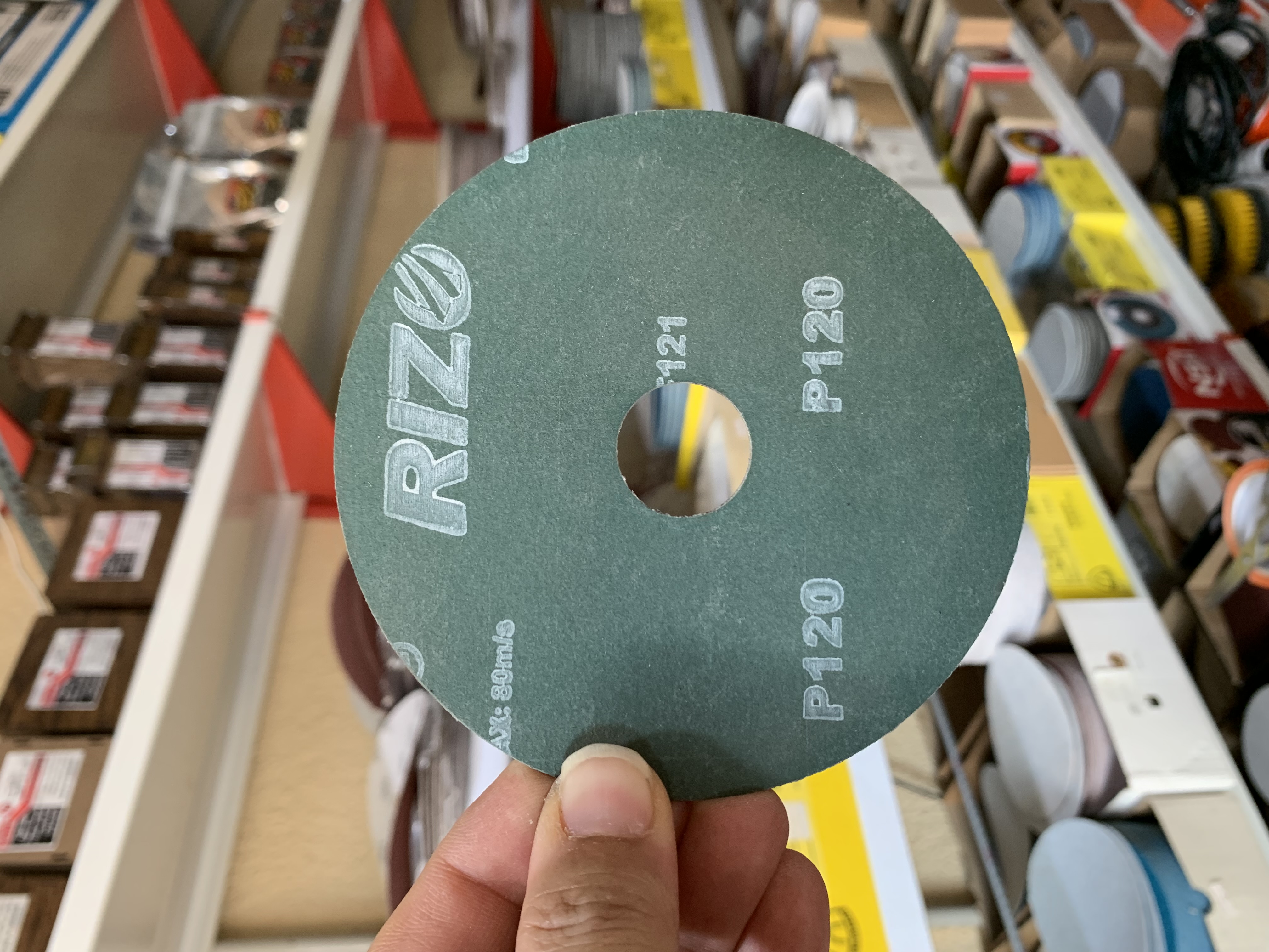 سنباده دیسکی 115 میلی متر گرید 120 Rizo