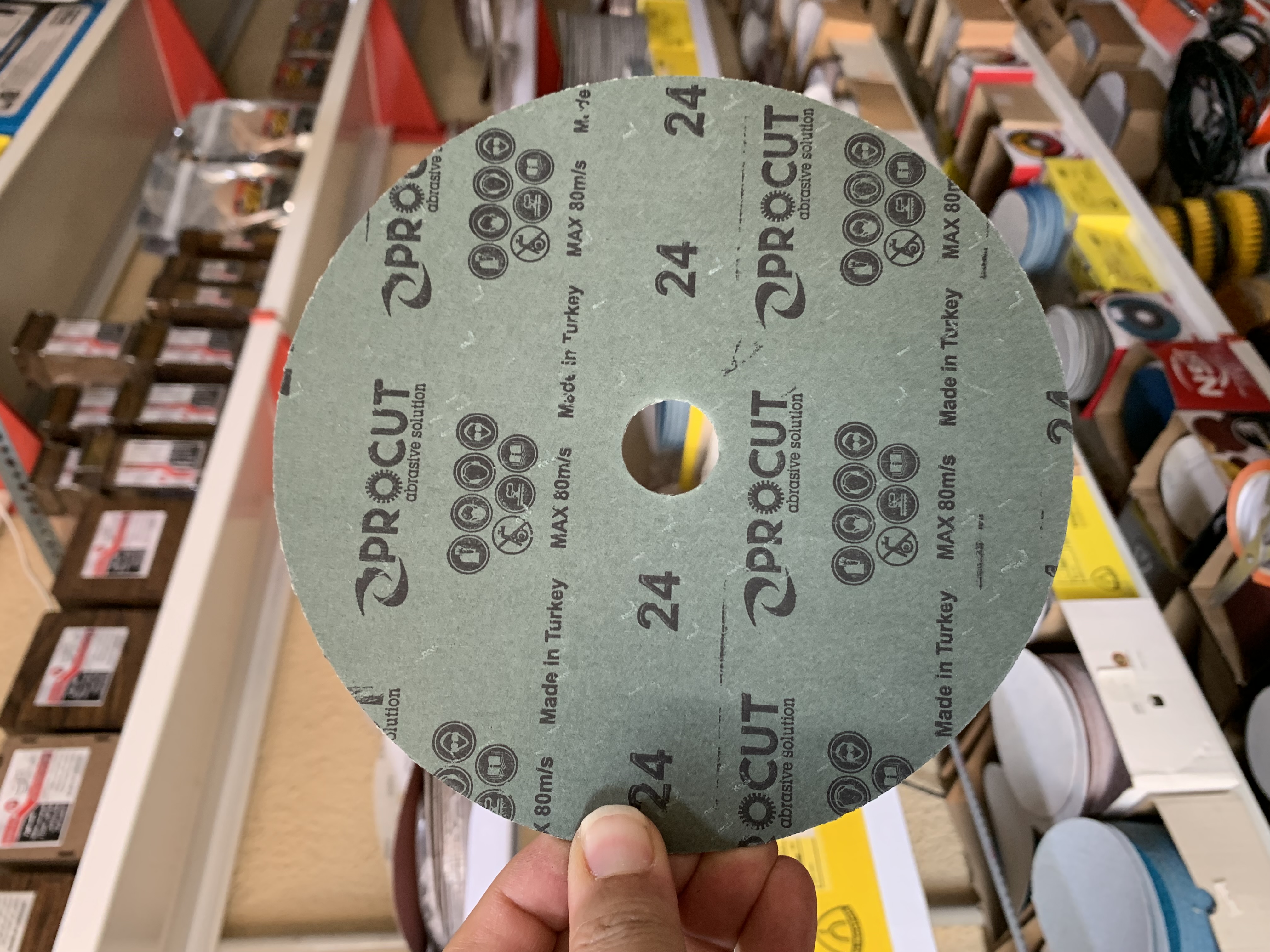 سنباده دیسکی 180 میلی متر گرید 24 Procut