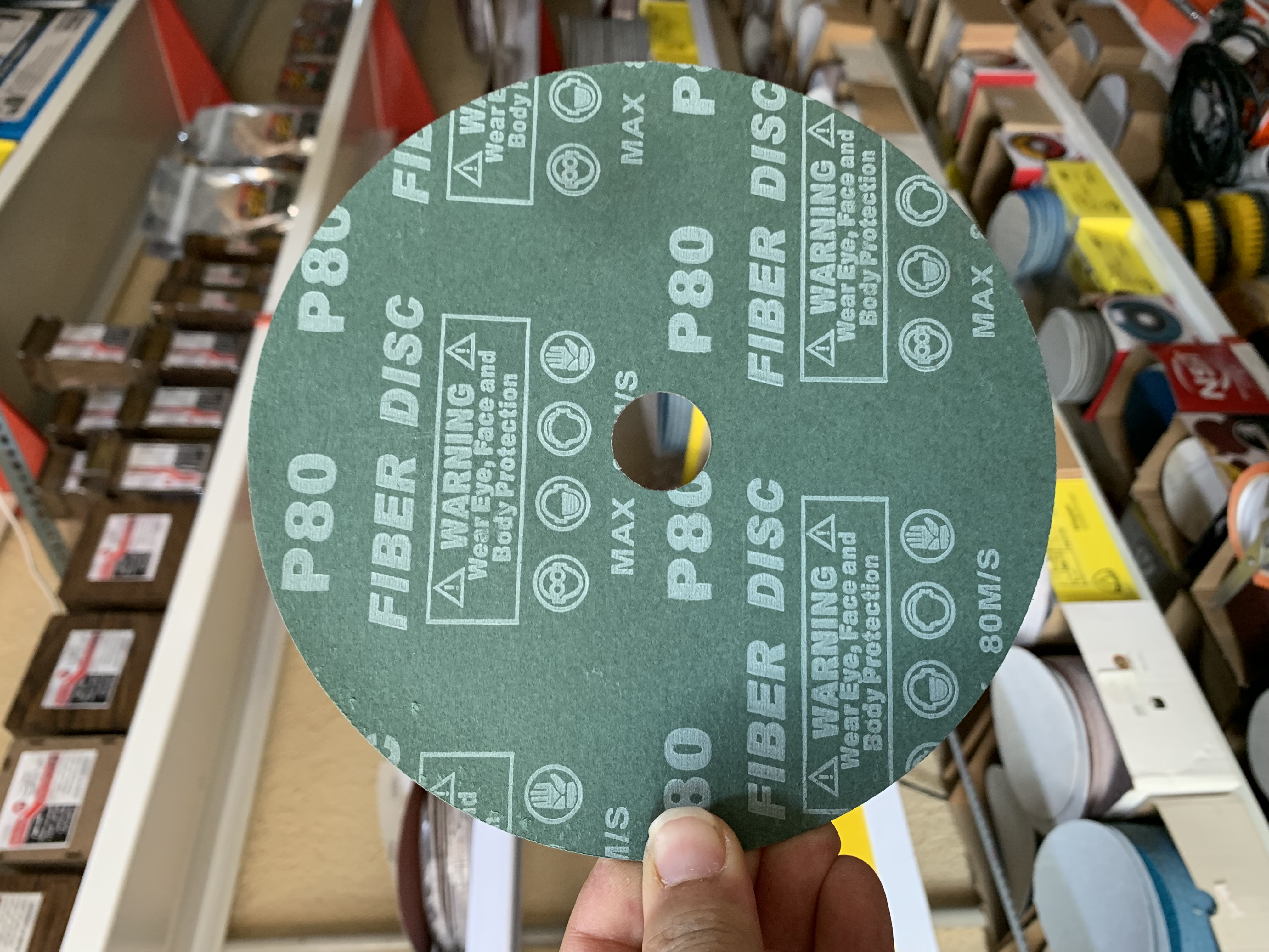 سنباده دیسکی 180 میلی متر گرید 80 Orientcraft