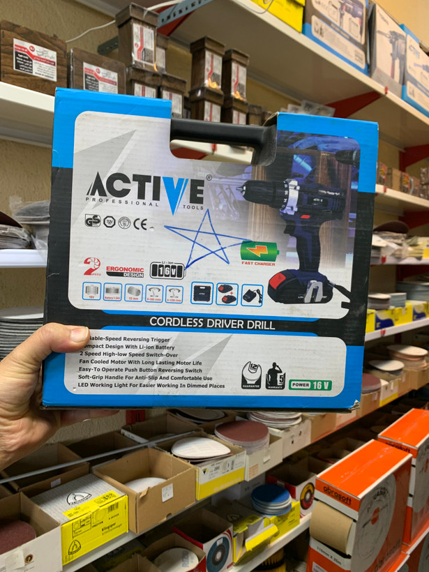 پیچ بند شارژی 16 ولت اکتیو تولز با کد AC-3416L
